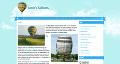 Desktop Screenshot of jamiesballoons.co.uk